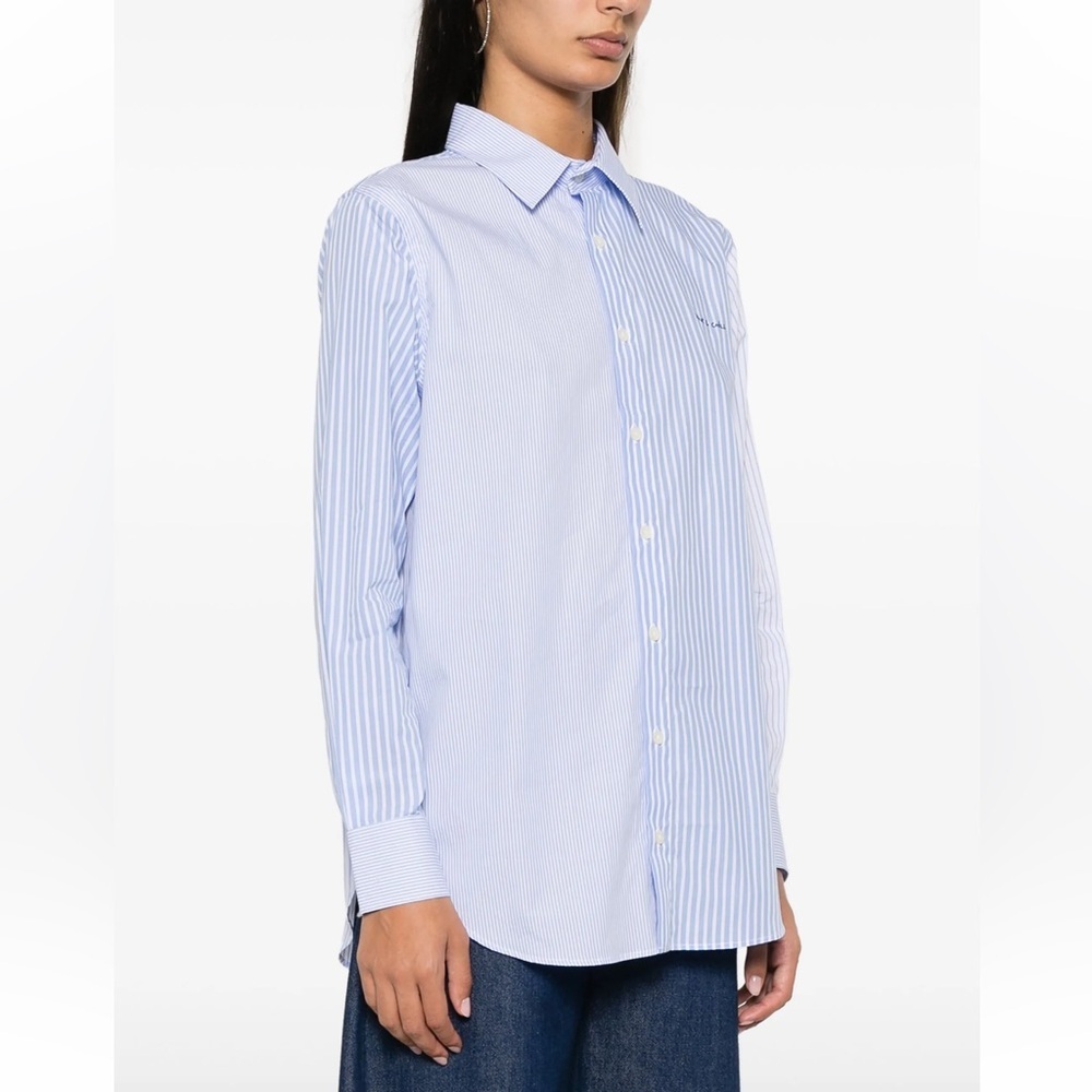 Maison Labiche Blue Breteuil Amour Shirt Size Medium